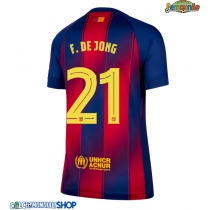 Maglie da calcio Barcelona Frenkie de Jong #21 Prima Maglia Femminile 2025-26 Manica Corta